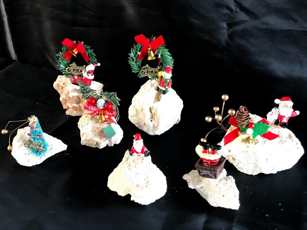琉球石灰岩のクリスマスバージョン
